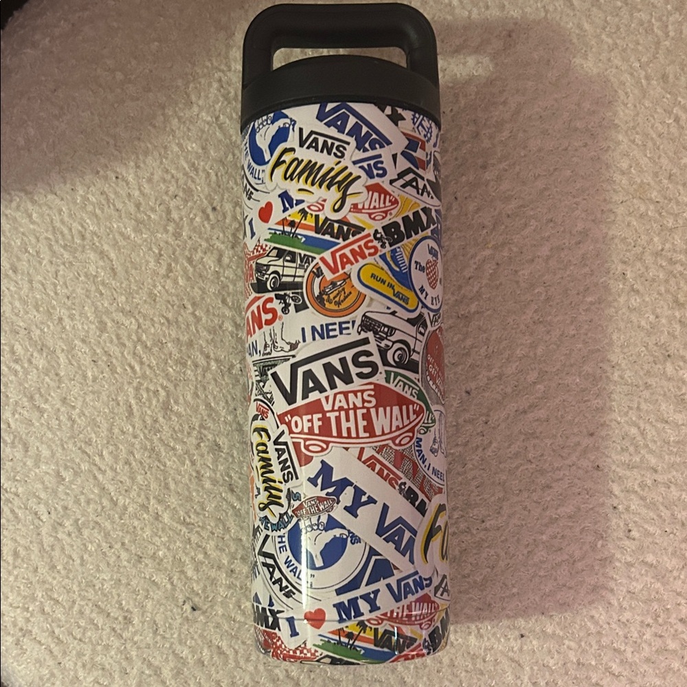 Vans Multicolor Graphic Water Bottle